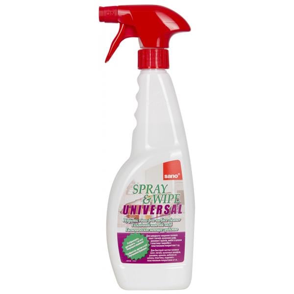 Засіб для загального прибирання Sano Universal Spray & Wipe 750 мл (7290000292915)