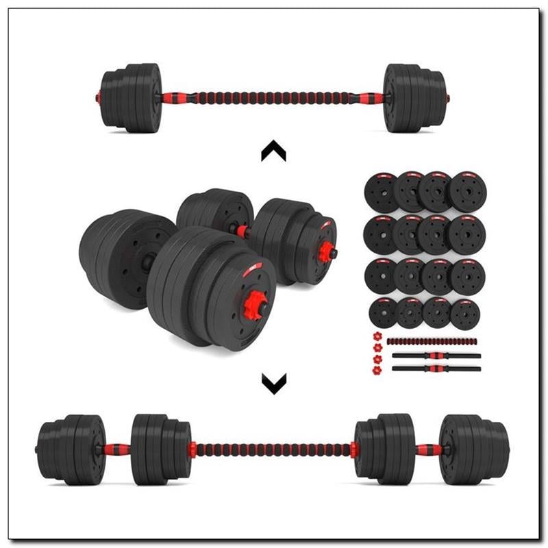 Набор штанга/гантеля HMS SGР40 40 кг Черно-красный (299737) - фото 11 Набор штанга/гантеля HMS SGР40 40 кг Черно-красный (299737) - фото 11