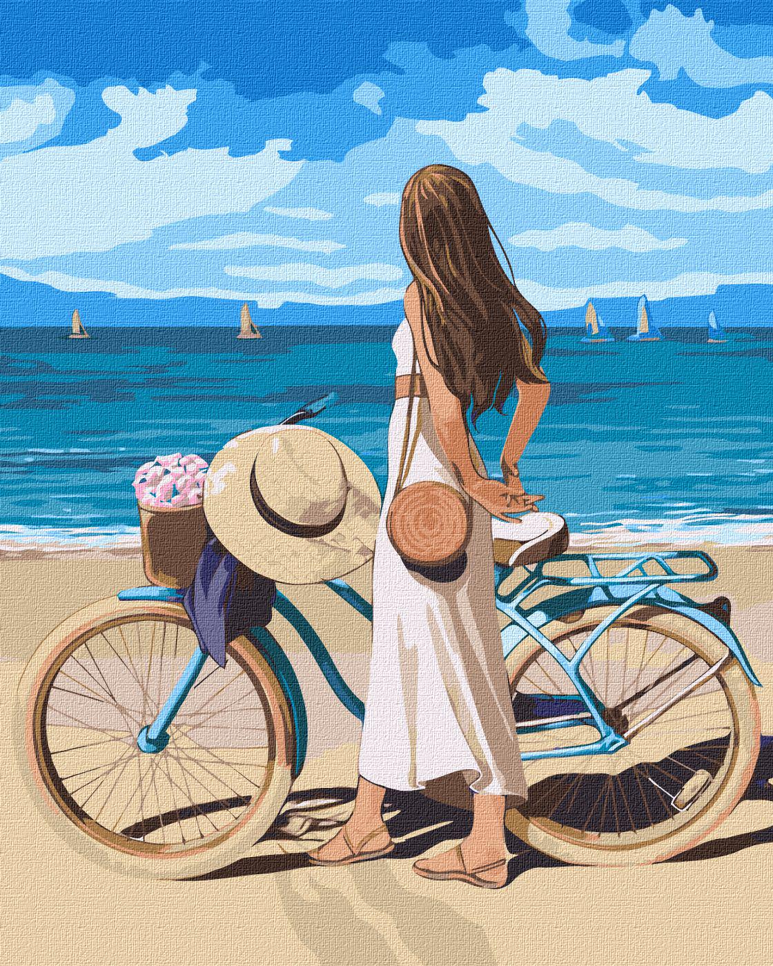 Картина по номерам Идейка Морское побережье 40x50 см (KH4999)