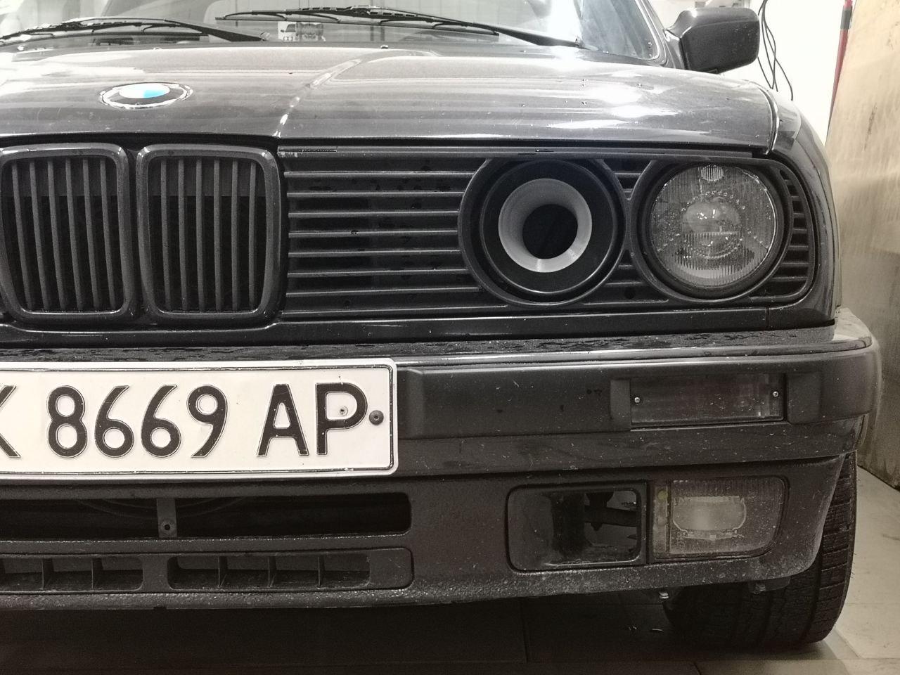 Канал повітряний BMW E30 замість фари 3" - фото 2