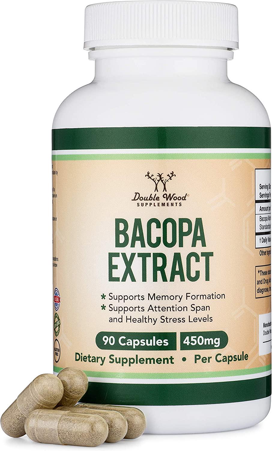 Экстракт Double Wood Bacopa Monnieri Extract 450 mg 90 капс. (00000037884)