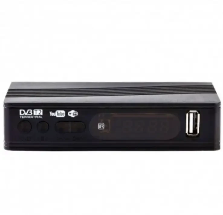 Цифровой эфирный приемник с экраном DVB-T2 UKC T2-0968 IPTV/YouTube/WiFi/MP4 Черный - фото 2