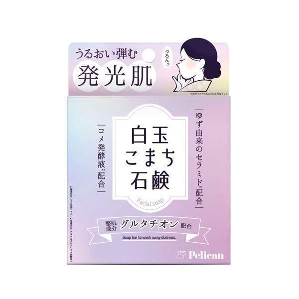 Мыло Pelican Shiratama Komachi для лица с глутатионом 80 г (2681929982)