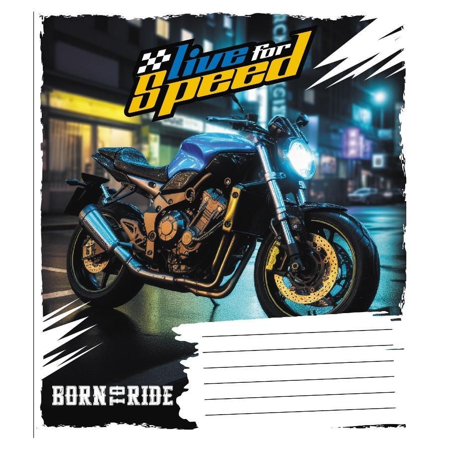 Шкільний зошит Життя на швидкості 024-550283K-2 в клітинку 24 аркуші (RLT55273)