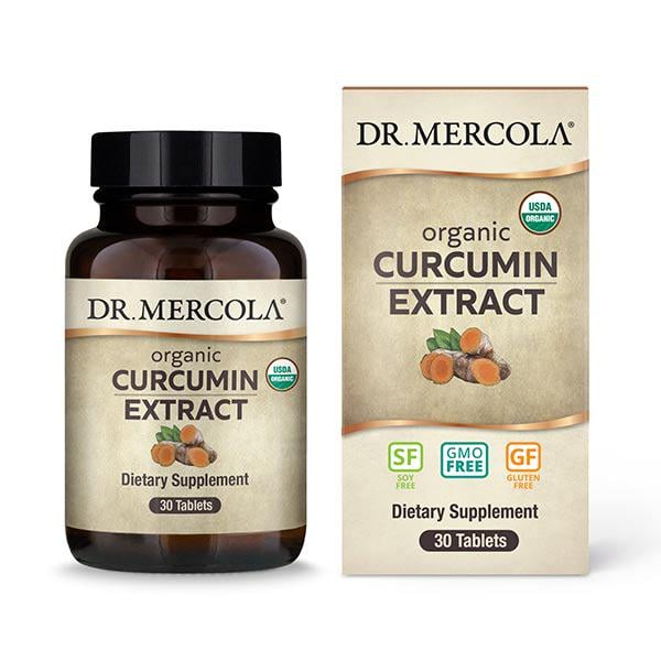 Натуральна добавка Dr. Mercola Organic Curcumin Extract 30 таб. (7120)