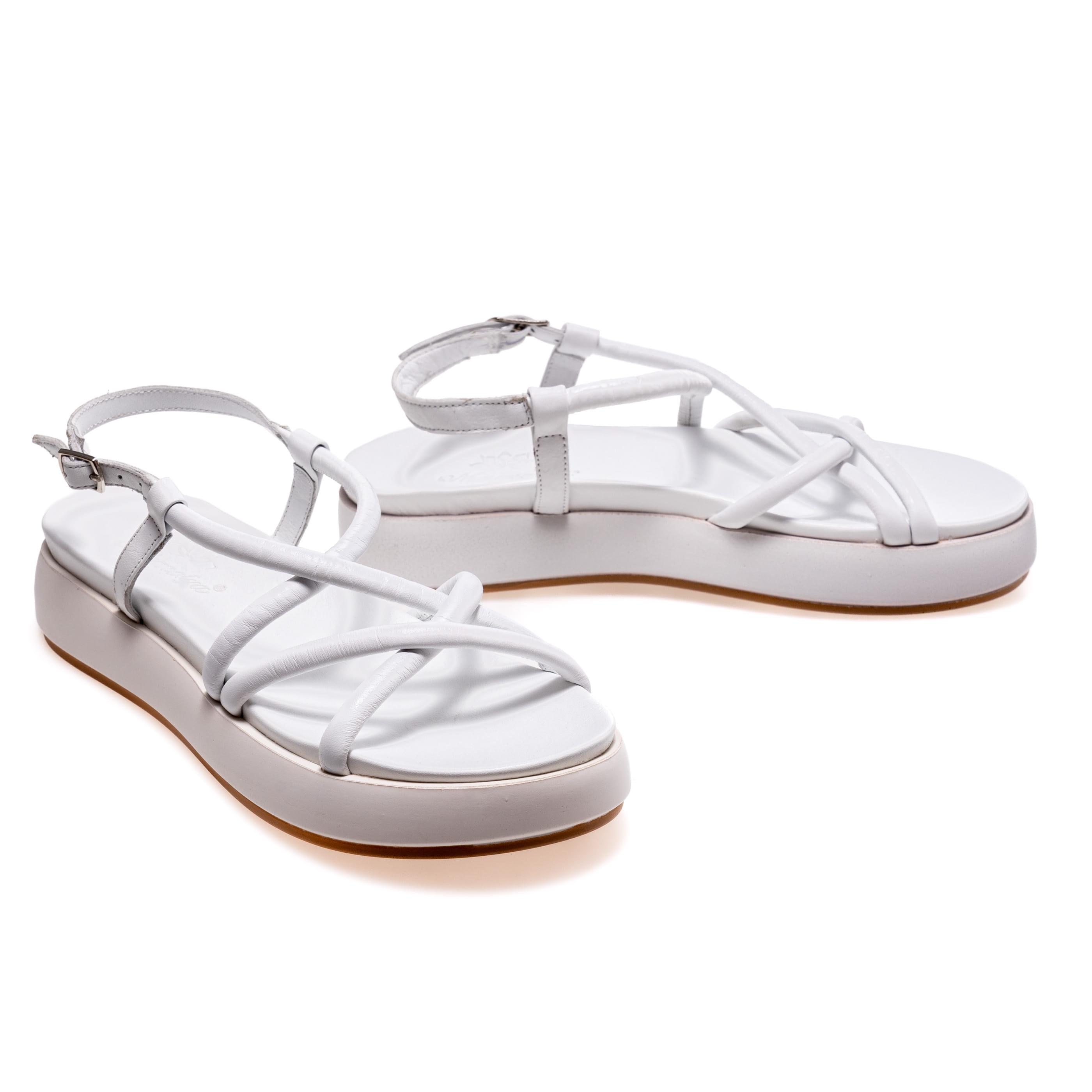 Босоножки Magnolya 01643 р. 37 Белый (104363975) - фото 4 Босоножки Magnolya 01643 р. 37 Белый (104363975) - фото 4