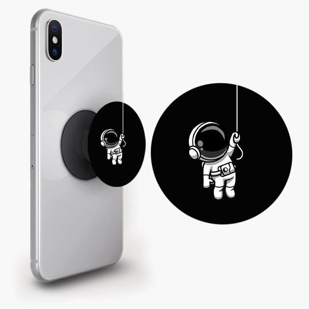 Попсокет для телефону PopSockets Космонавт Чорний (pop245) - фото 3