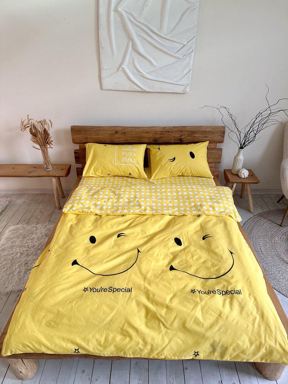 Комплект постельного белья полуторный Ideal бязь с принтом (13059533)