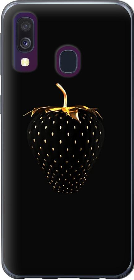 Чехол на Samsung Galaxy A40 2019 A405F Черная клубника (3585u-1672-42517)
