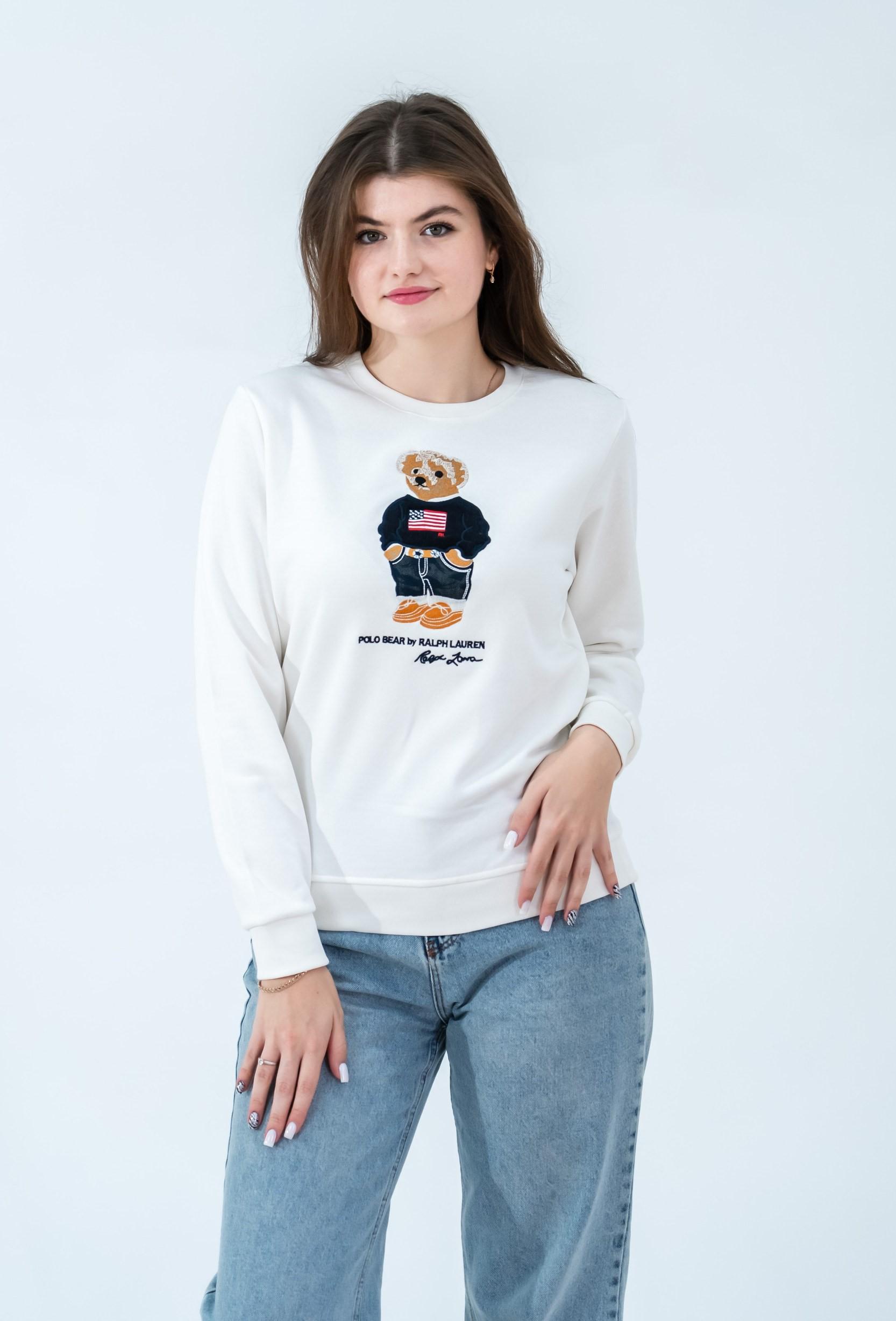 Свитшот женский Polo Ralph Lauren Bear S-5083WT S