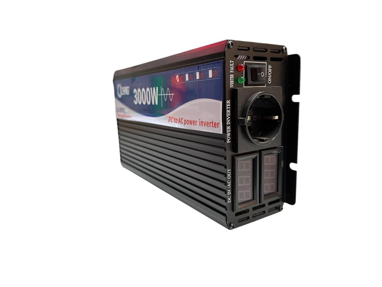 Перетоврювач напруги CHANGI CJ-3000Q 12 / 230 В інвертор чиста синусоїда 3000W/1500W (3000Q) - фото 4 Перетоврювач напруги CHANGI CJ-3000Q 12 / 230 В інвертор чиста синусоїда 3000W/1500W (3000Q) - фото 4