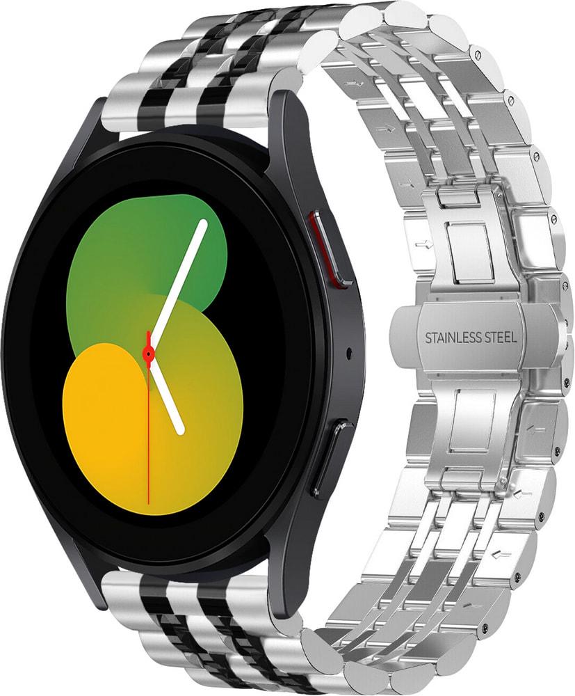 Браслет металлический Spinye Line для Galaxy Watch 5 40 мм Silver Black (29567-69) Браслет металлический Spinye Line для Galaxy Watch 5 40 мм Silver Black (29567-69)