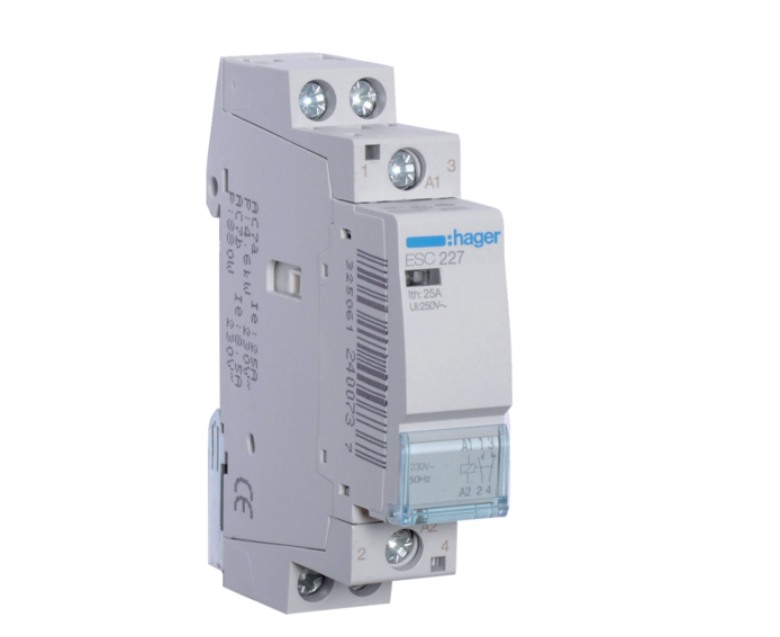 Контактор Hager 25 A 1НВ/1НЗ 230 В (ESC227)