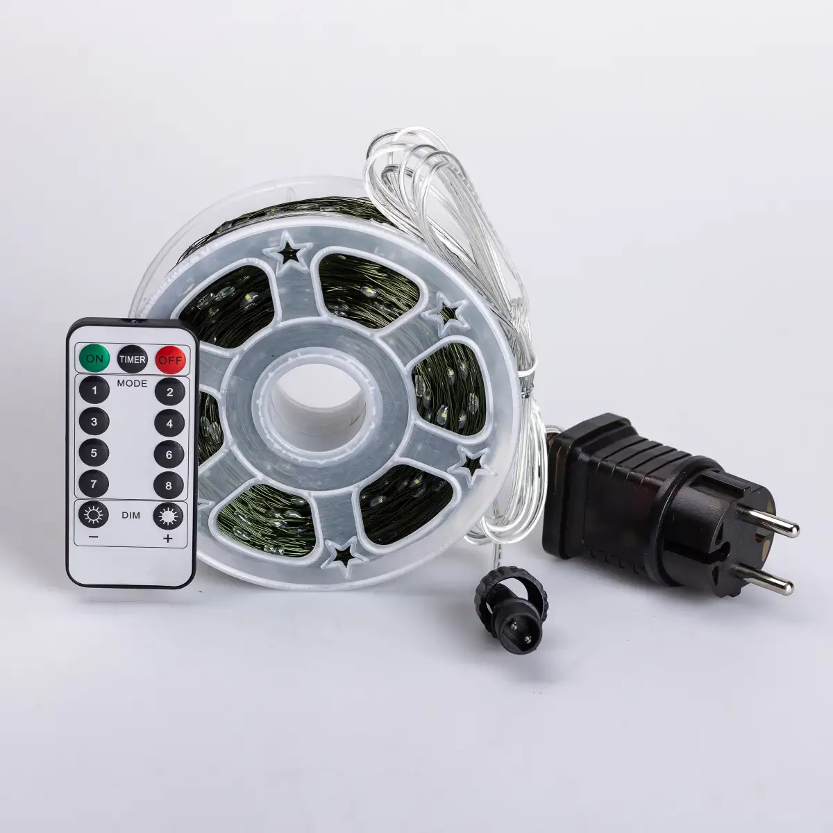 Гірлянда нитка GarlandoPro 2000L200MGW Роса 2000 LED 200 м з пультом від мережі Білий (118-107-2000L200MGW) - фото 6 Гірлянда нитка GarlandoPro 2000L200MGW Роса 2000 LED 200 м з пультом від мережі Білий (118-107-2000L200MGW) - фото 6