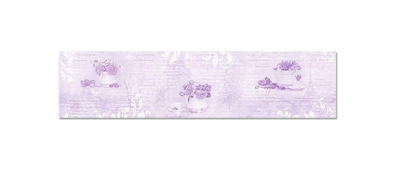 Наклейка виниловая на кухню Zatarga Сиреневая Абстракция 600х2500 мм (1283915346)