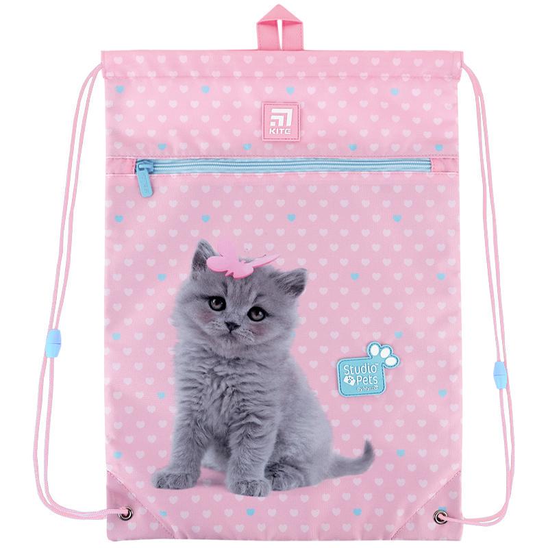 Сумка для обуви KITE Studio Pets 46x33 см Розовый (SP24-601M-1)