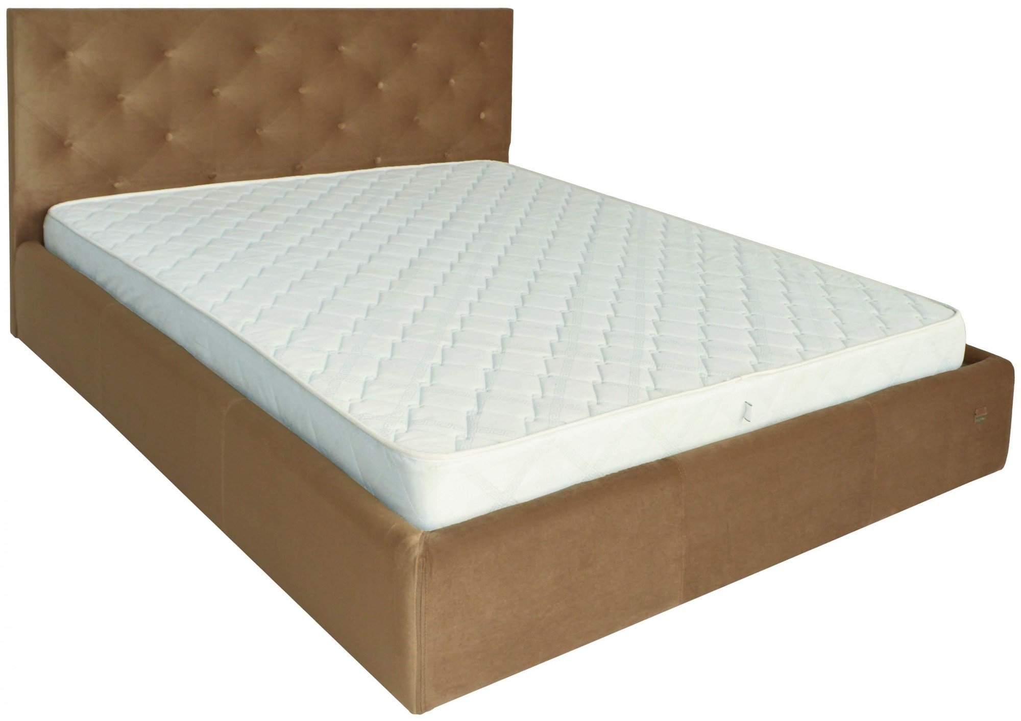 Ліжко двоспальне Bristol Standart Missoni 004 180х190 см Світло-коричневий