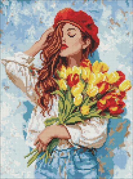 Алмазная мозаика Ideyka В ритме красоты 30х40 см (AMO20392)