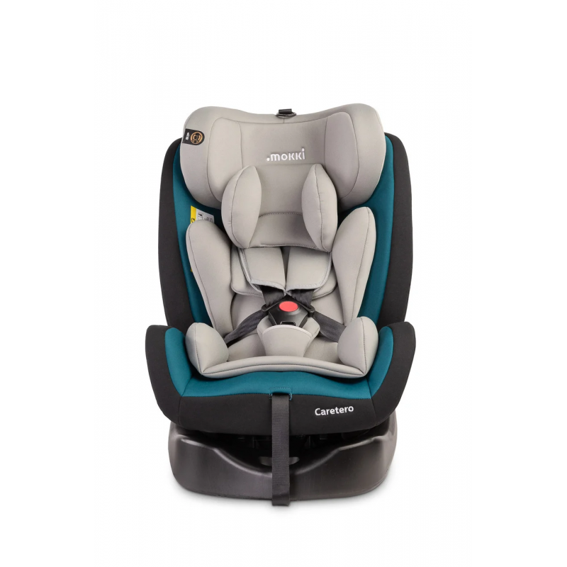 Автокресло Caretero Mokki группа 0+/1/2/3 0-36 кг с системой Isofix Серый/Бирюзовый - фото 3