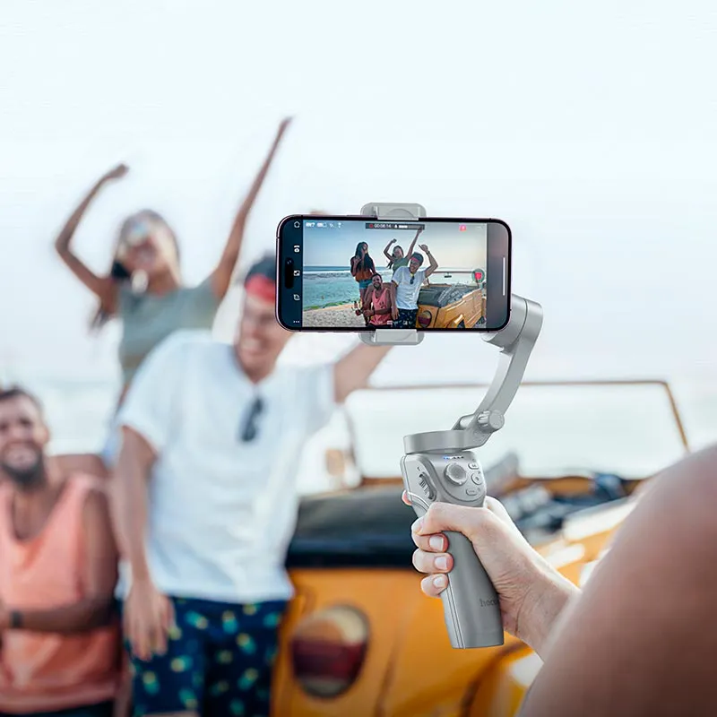 Стабілізатор-штатив Hoco K24 Support 3-axis smart gimble - фото 9 Стабілізатор-штатив Hoco K24 Support 3-axis smart gimble - фото 9