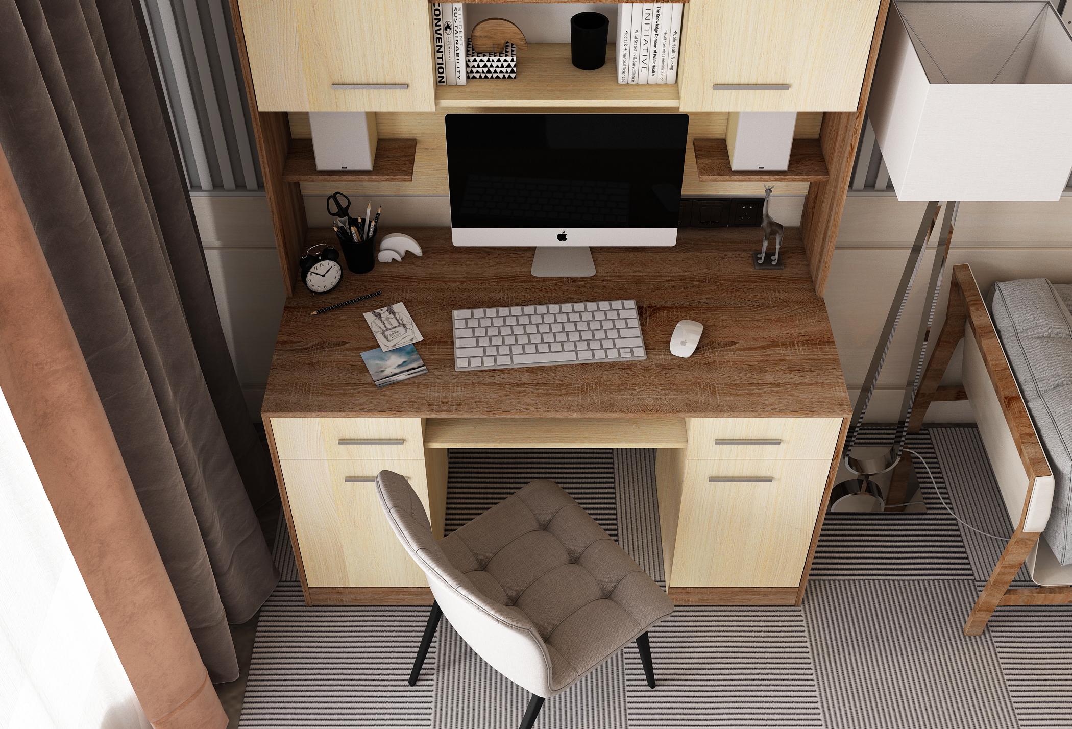 Компьютерный стол Летро Макс 3 с надстройкой полками большой 130 см - фото 4 Компьютерный стол Летро Макс 3 с надстройкой полками большой 130 см - фото 4