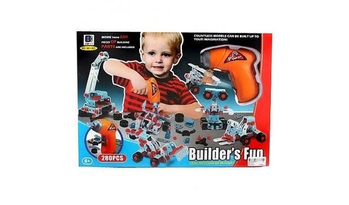 Конструктор Bohui 661-301 Шуруповерт 280 дет