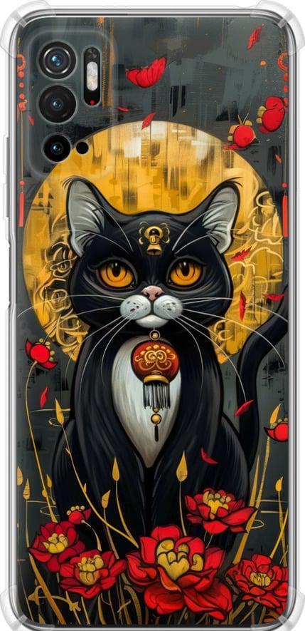 Чехол на Xiaomi Poco M3 Pro China Cat (6134sp-2369-42517) Чехол на Xiaomi Poco M3 Pro China Cat (6134sp-2369-42517)