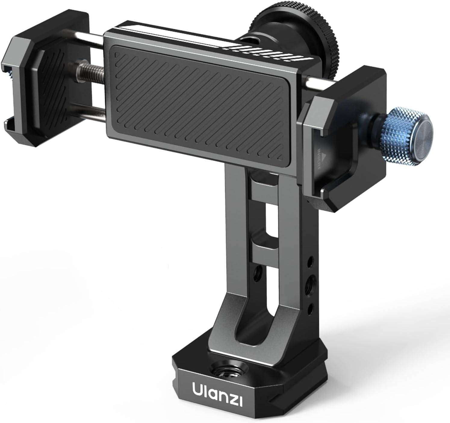 Держатель для телефона Ulanzi с портом Arca Swiss/Uka металлический с поворотом на 360°, для iPhone, Samsung Black (88374) Держатель для телефона Ulanzi с портом Arca Swiss/Uka металлический с поворотом на 360°, для iPhone, Samsung Black (88374)