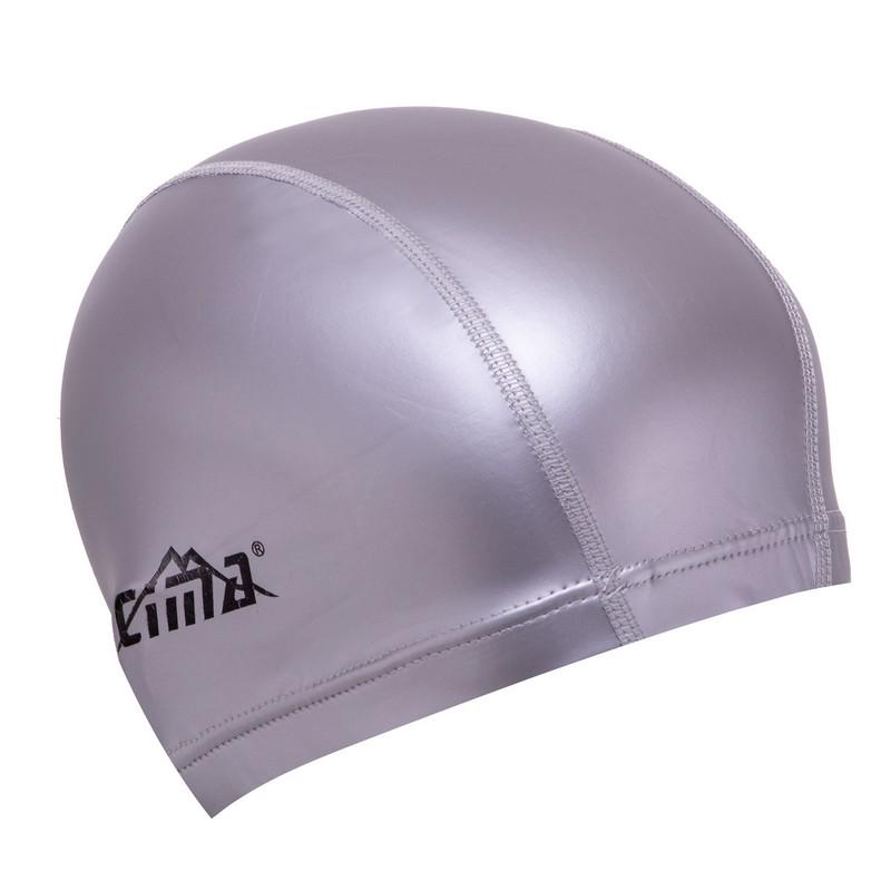 Шапочка для плавания Zelart CIMA PL-7034 Серый (DR011394)