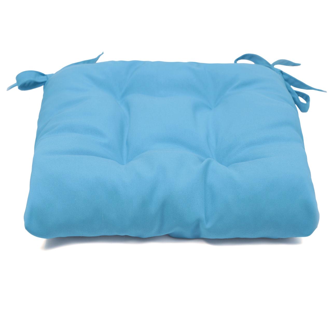 Подушка для стула/кресла/табурета 30х30х8 см Небесно-голубой (1851792334) - фото 2 Подушка для стула/кресла/табурета 30х30х8 см Небесно-голубой (1851792334) - фото 2
