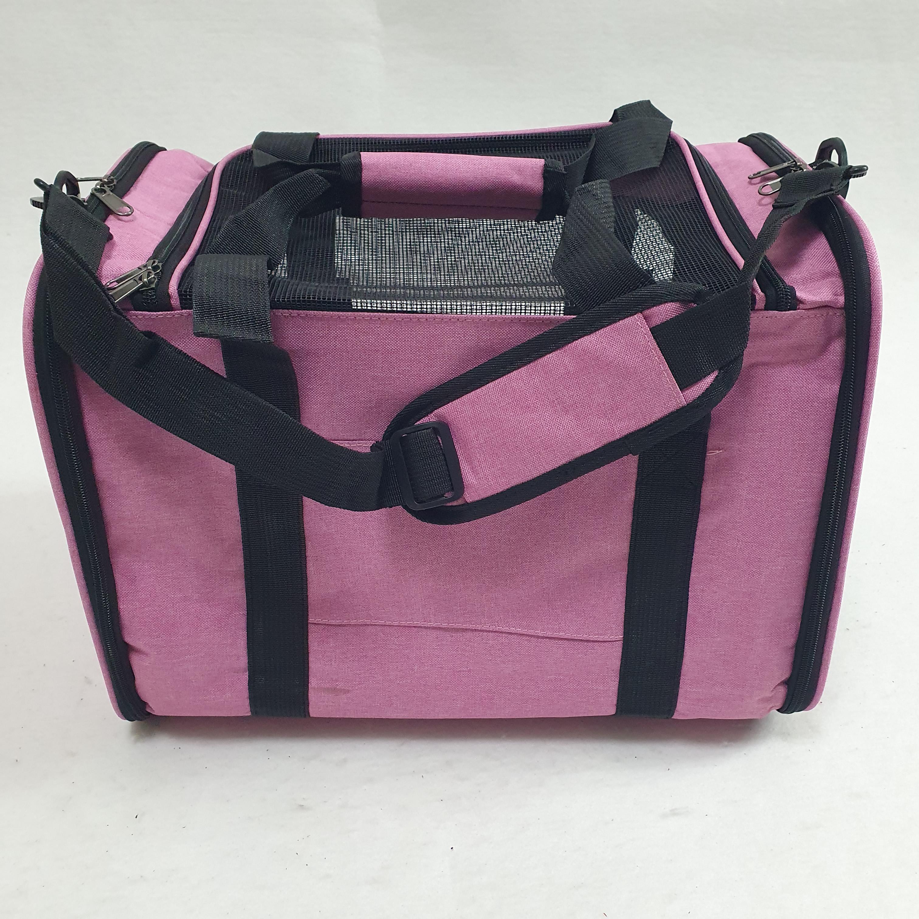 Сумка-переноска для кошек и собак Connor до 12 кг Розовый (AR-512-Pink) - фото 8 Сумка-переноска для кошек и собак Connor до 12 кг Розовый (AR-512-Pink) - фото 8