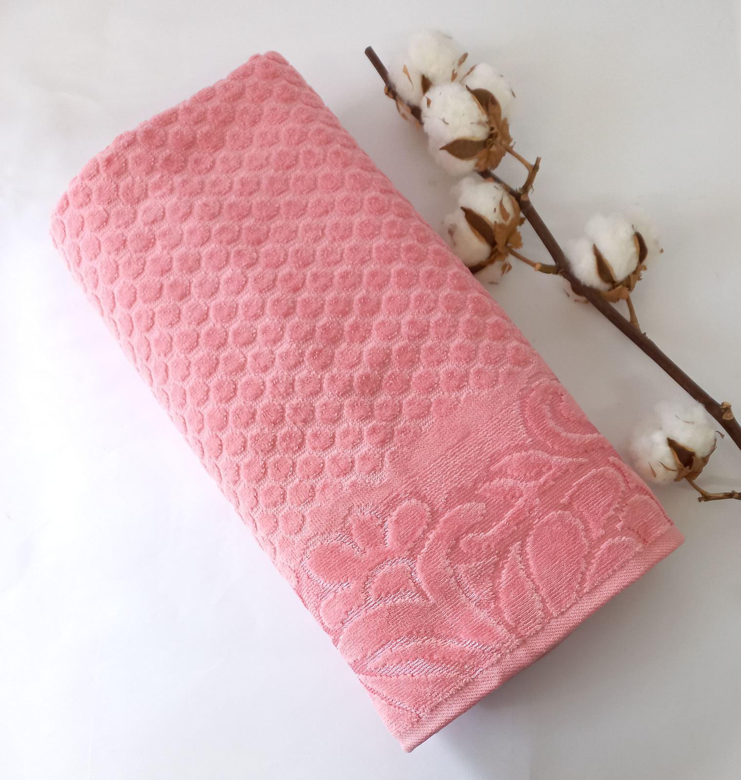 Рушник AE 70х140 Salkim Рожевий (CN8156)