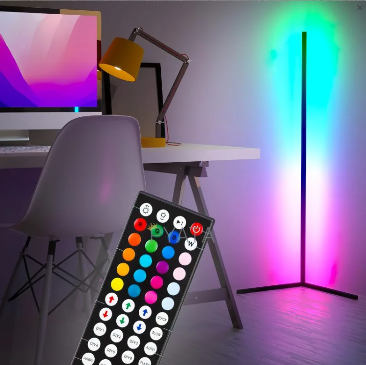 Торшер угловой с пультом управления 1,4м (EL-2185-3) - фото 3 Торшер угловой с пультом управления 1,4м (EL-2185-3) - фото 3