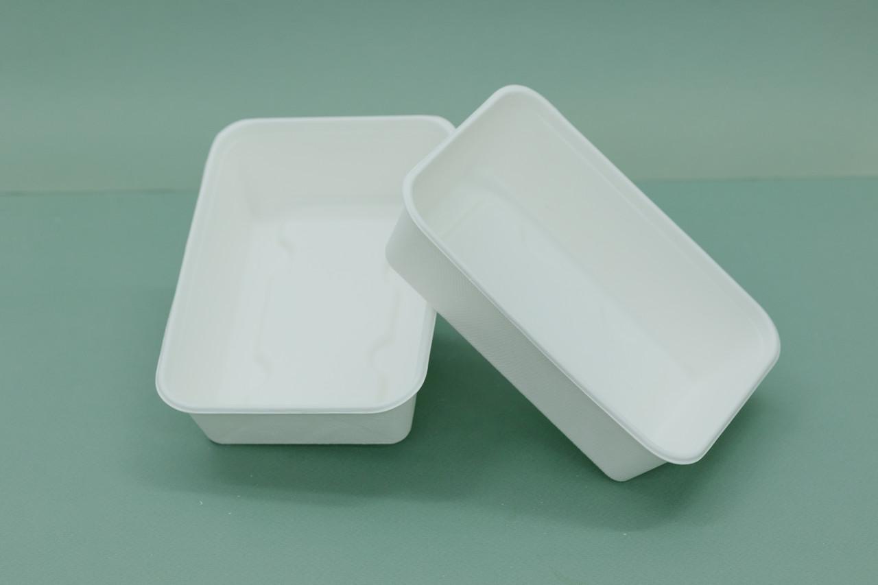 Одноразовый лоток Эко из сахарного тростника 500 мл 50 шт. 17х12 см - фото 2 Одноразовый лоток Эко из сахарного тростника 500 мл 50 шт. 17х12 см - фото 2