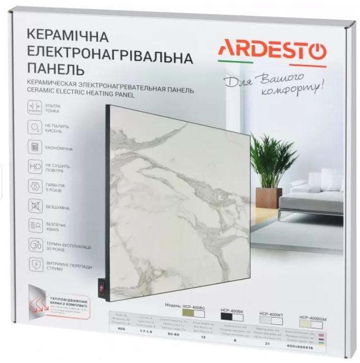 Обогреватель керамический Ardesto HCP-400WT Белый (36488) - фото 6