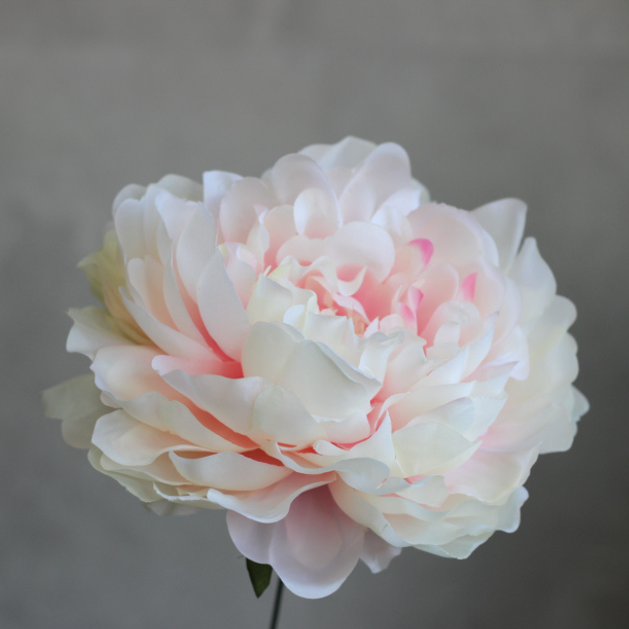 Искусственный цветок Пион махровый бутон 15 см Персиковый (2973029690)