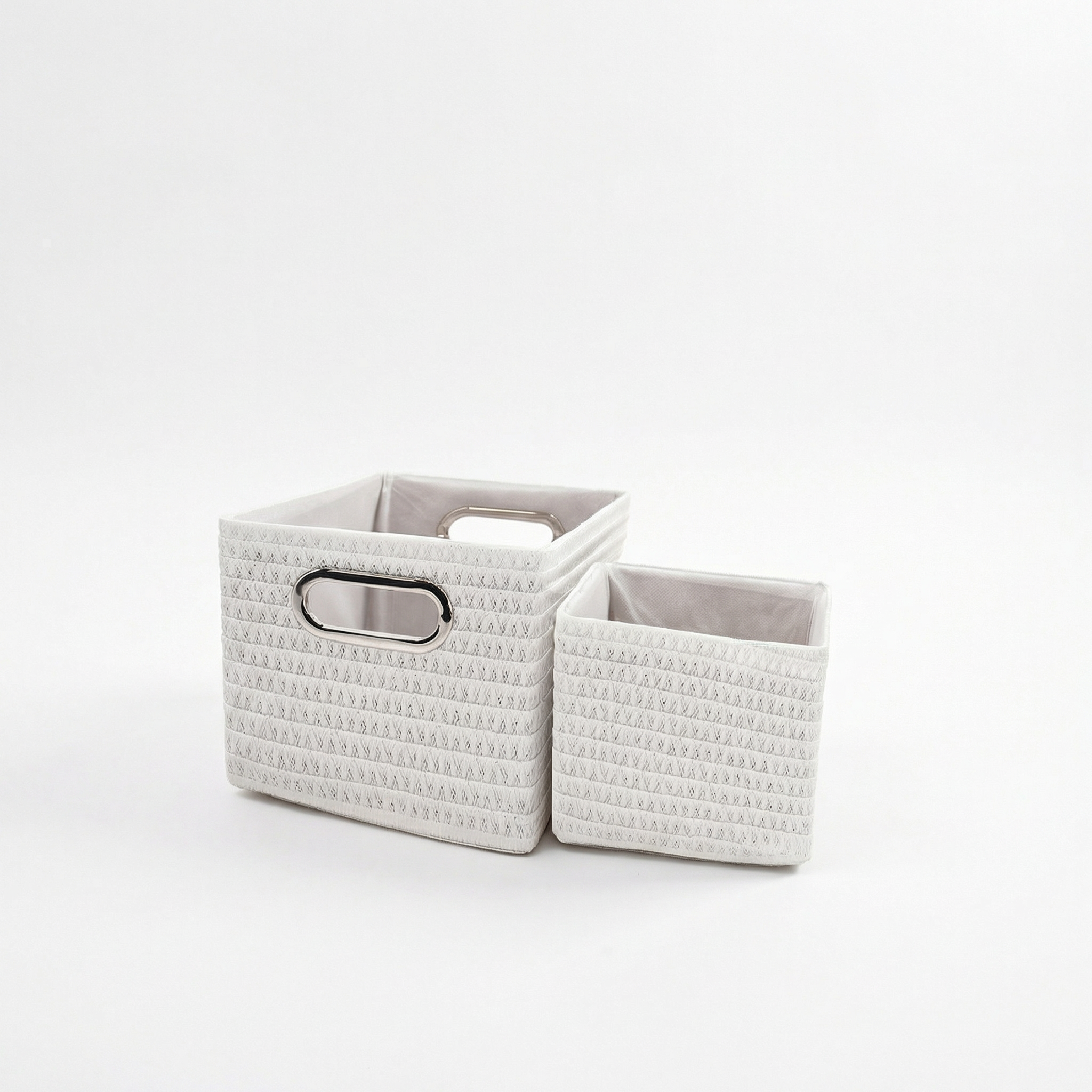 Набір коробів складаних Homax 2 шт. Білий (QR-1010)