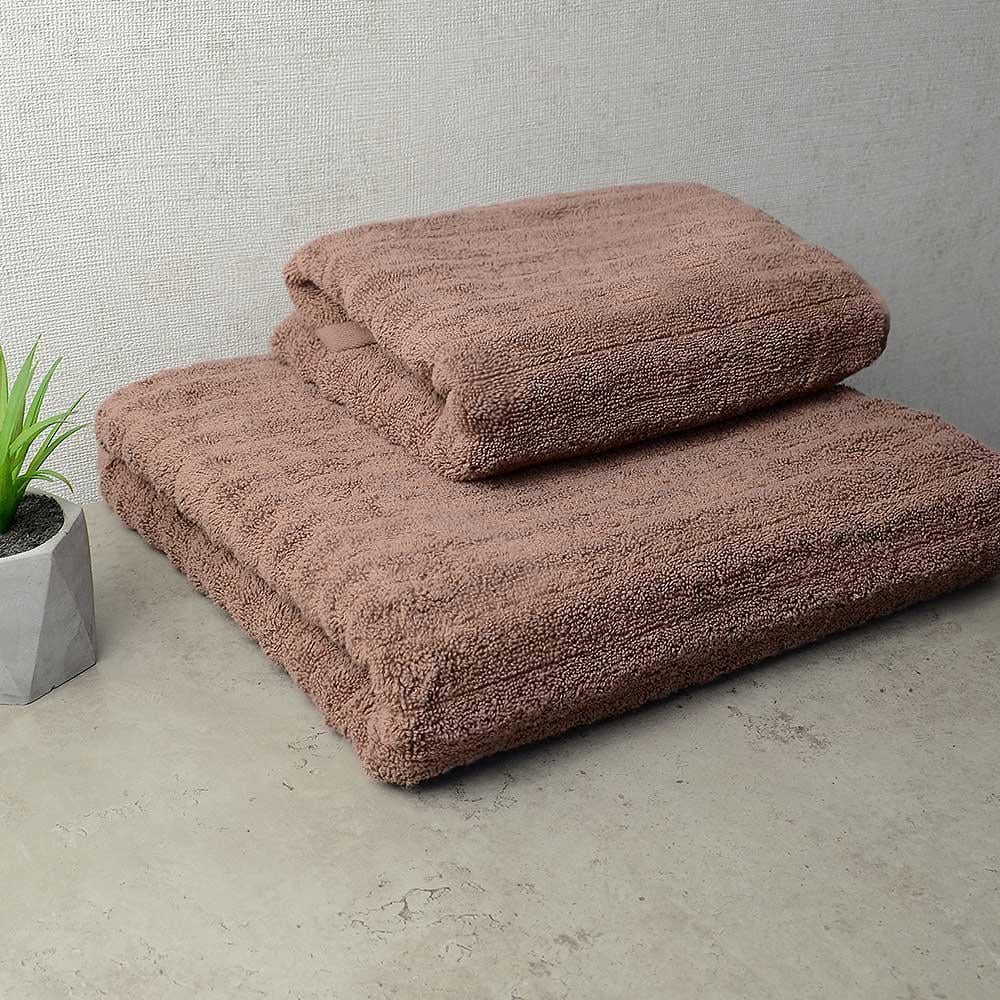 Набор махровых полотенец премиум качества GM Textile 50х90/70х140 см 2 шт. Коричневый