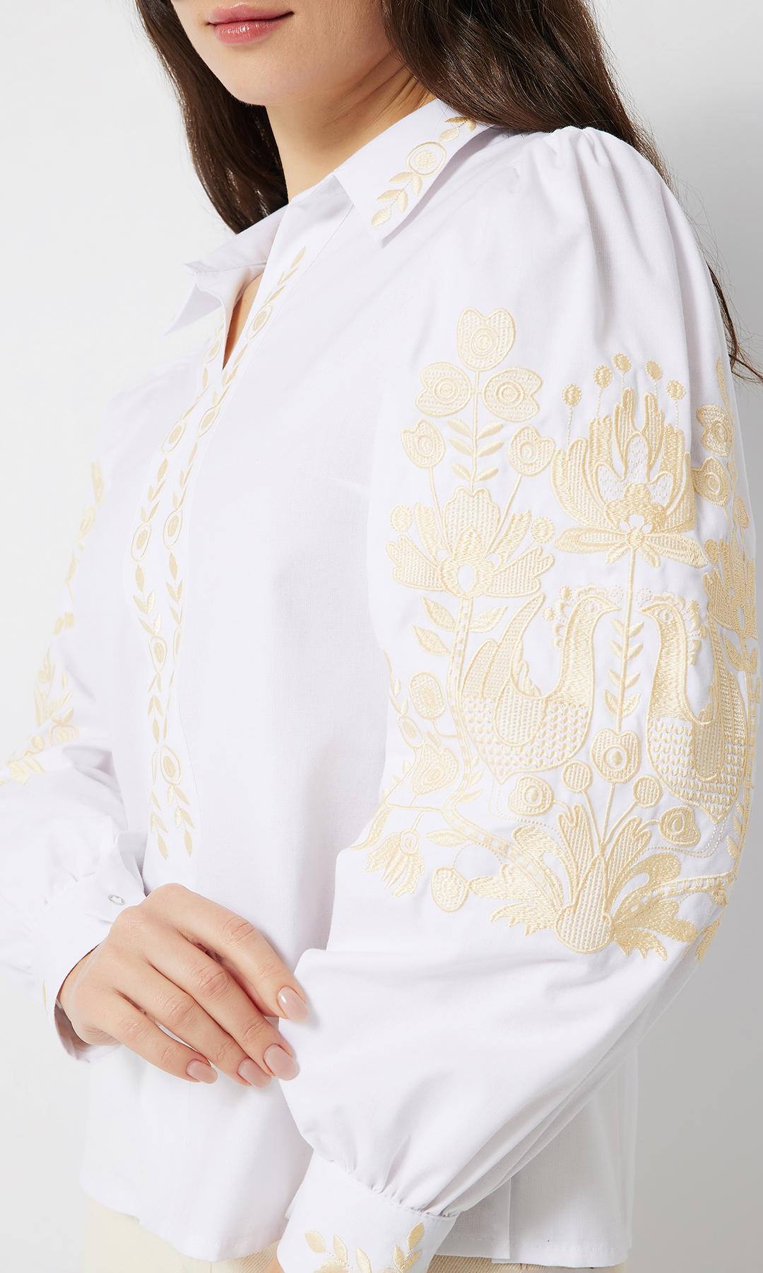 Вишиванка жіноча Вишиваночка р. 52 Білий (5110-1) - фото 3 Вишиванка жіноча Вишиваночка р. 52 Білий (5110-1) - фото 3