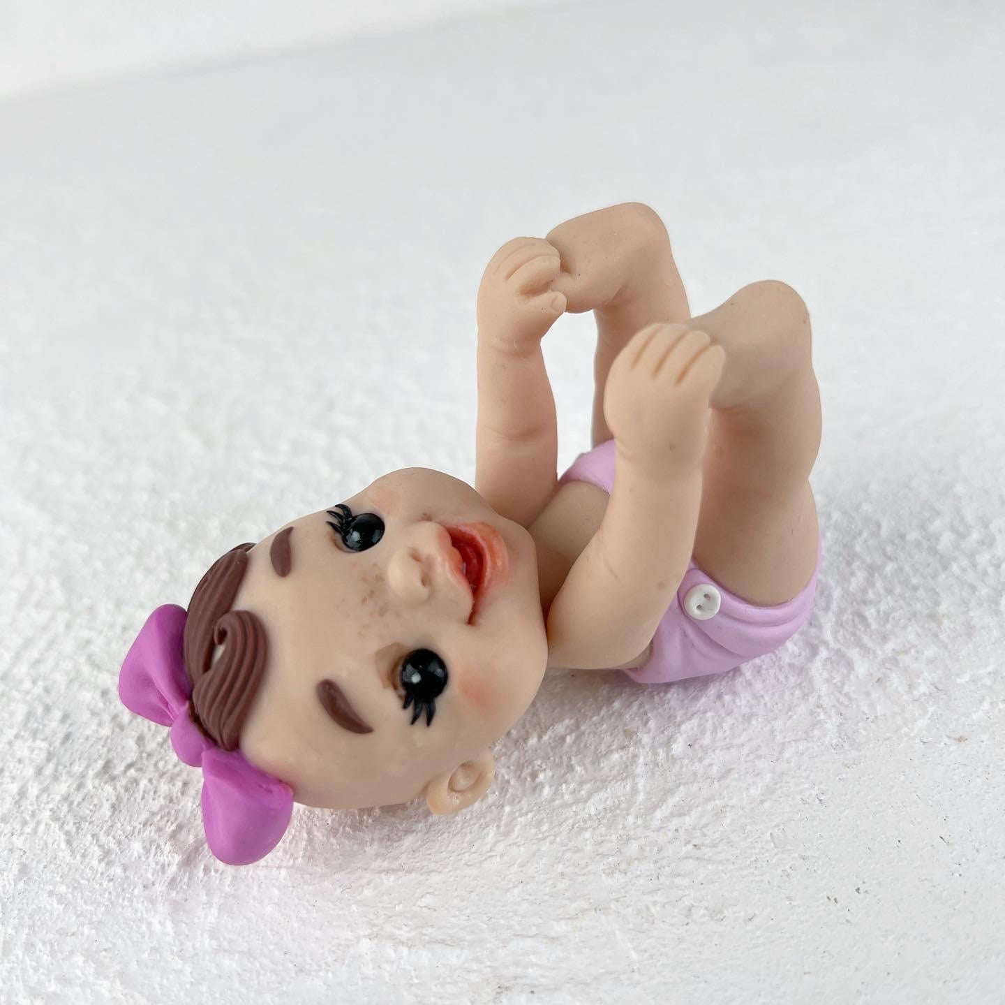 Молд силиконовый Пупсик лежит (8840)