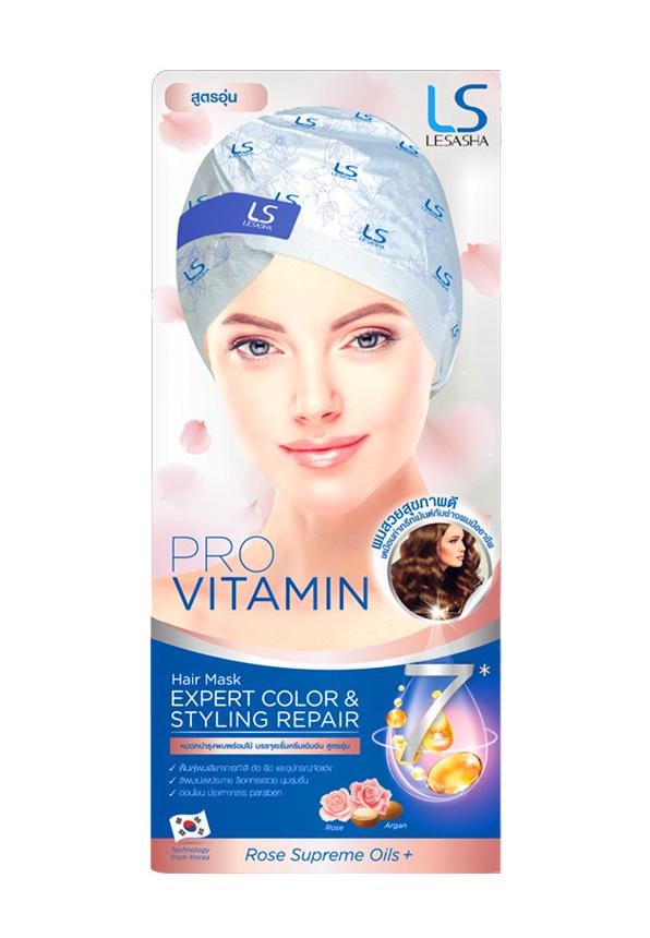 Маска для волос Lesasha Expert Color&Styling Repair с шапочкой для окрашенных и химически обработанных волос 35 г (689066)