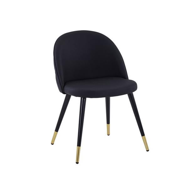 Стул кухонный Vetro Mebel М-99 металл/искусственная кожа Черный/Золотой