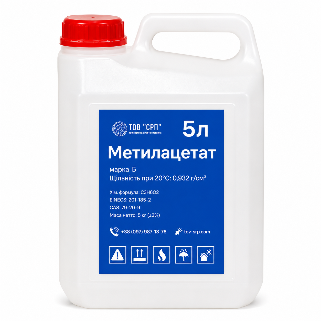 Метилацетат ТУ марка Б 5 л