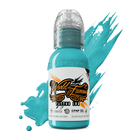 Тату краска World Famous Barrier Reef Blue 30 мл