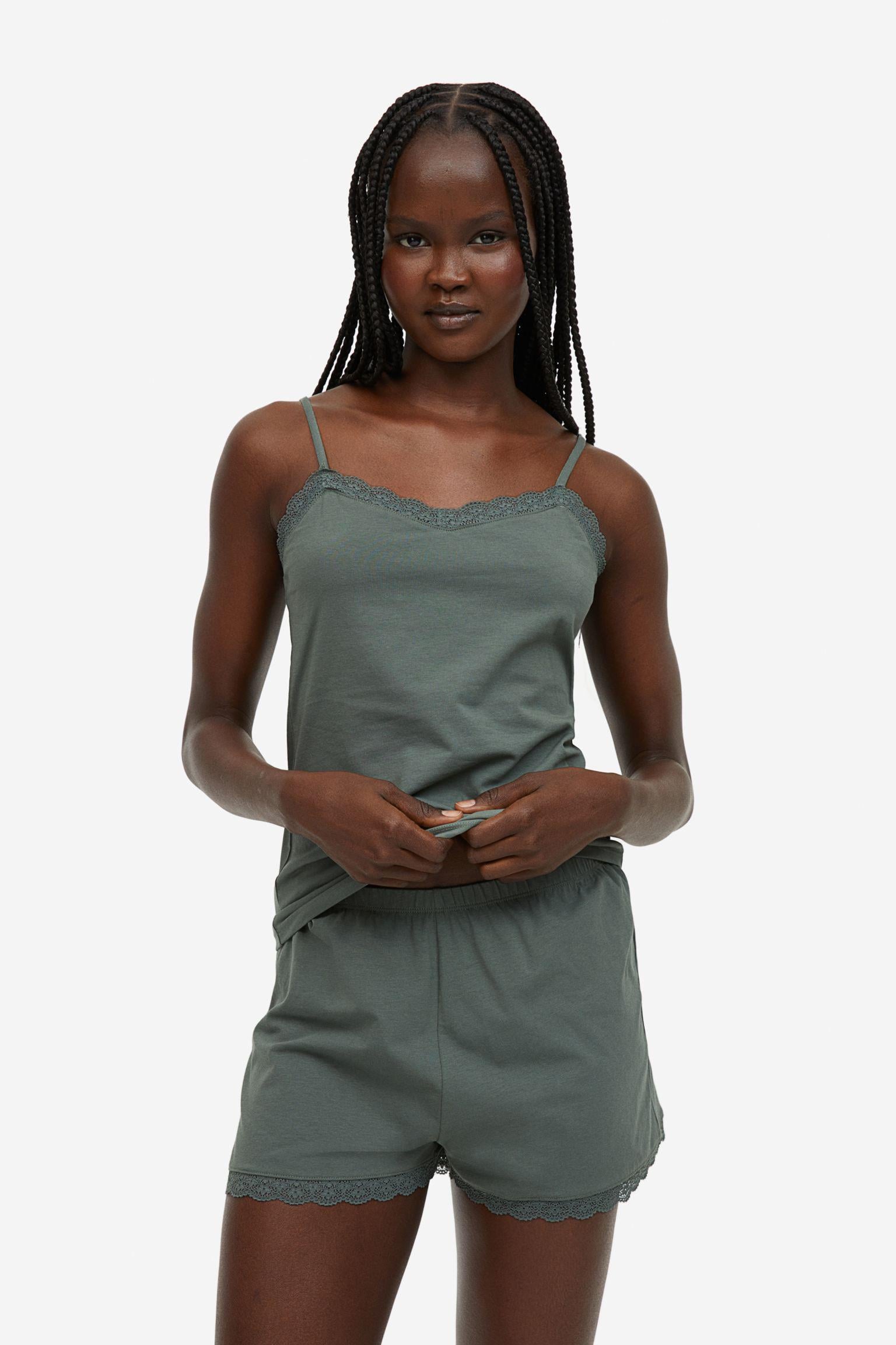 Шорти для сну H&M XS Хакі (A105806241)