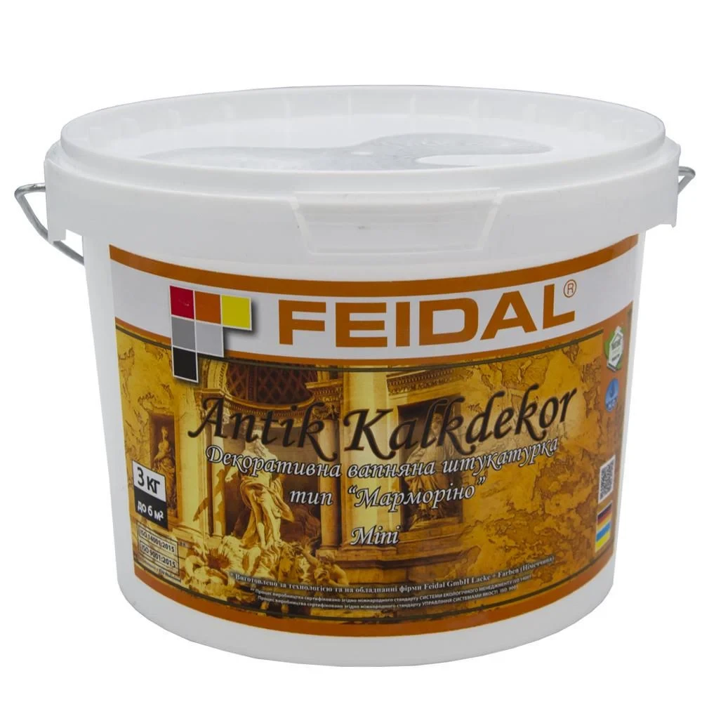 Декоративная известковая штукатурка Feidal Antik Kalkdekor Mini 3 кг (1886455508)