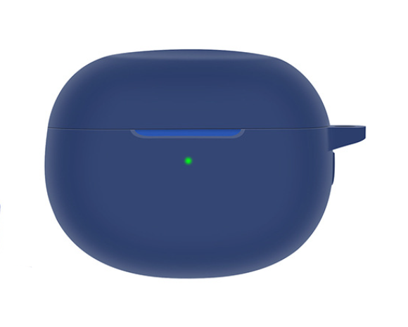 Чохол-накладка DK Silicone Candy Friendly з карабіном для Realme Buds Air 3 Dark blue