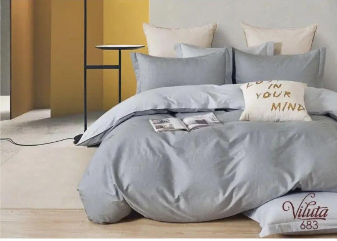 Комплект постельного белья Viluta Twill 683 полуторный сатин (1372)