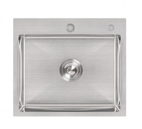 Мойка для кухни встроенная Lidz Handmade H5045 3,0/1,0 мм Brushed Steel (LDH5045BRU35383)