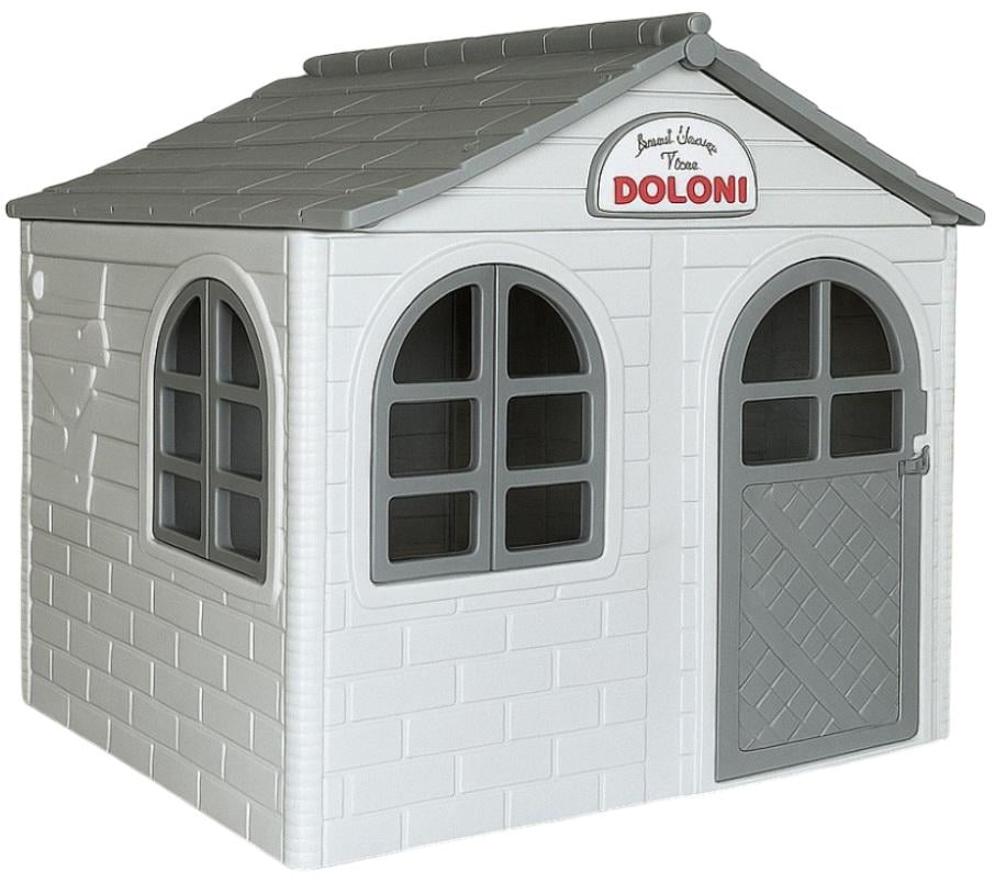 Домик для детей Doloni средний Бело-серый (17423)